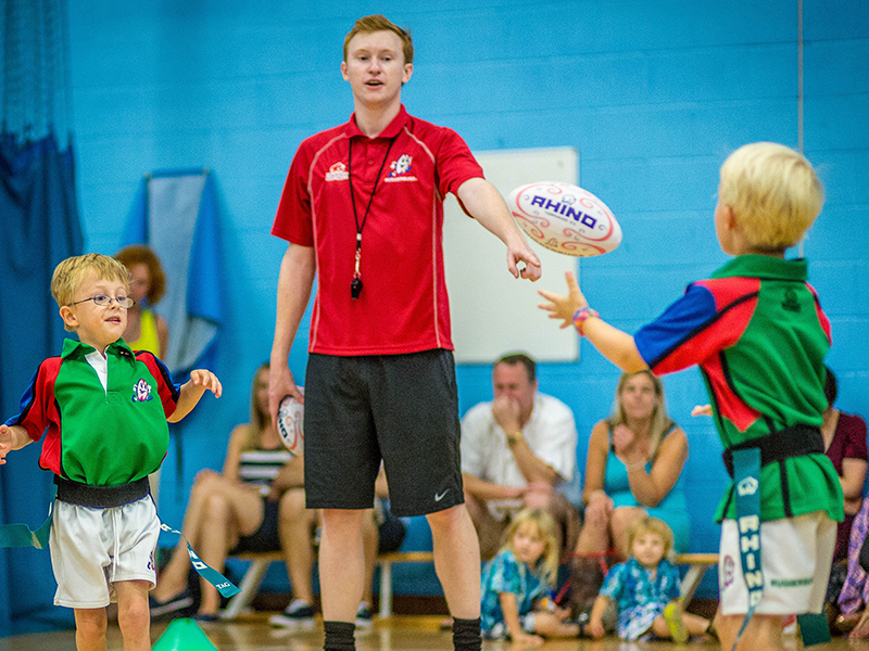 Teamwork at Ruggerbugs is a FUN and positive introduction to sport whilst enhancing their physical and social development.